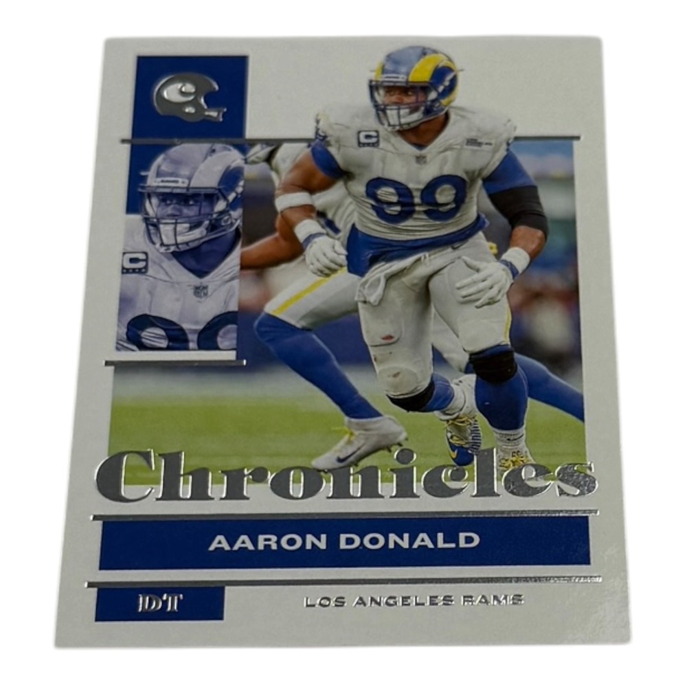 2021 Panini Chronicles Football Aaron Donald Los Angeles Rams Card 46 DT